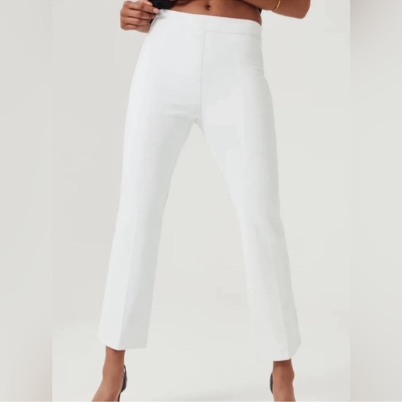 Spanx On the Go Kick Flare Pants Ultimate Opacity Technology 20373Q White - Picture 2 of 11